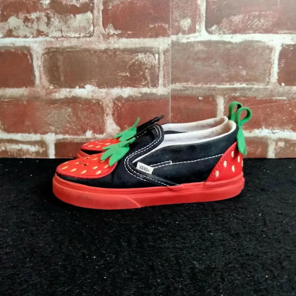 Vans Berry Slip On Shoes Girls Size 10 Toddler V Berry Sneakers - Picture 7 of 8